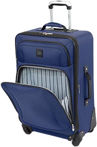 Skyway Epic Softside 4-Wheel Luggage Spinner Collection (Black, 2-Piece Set (20/24)) in Saudi Arabia