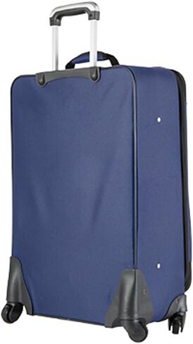 Skyway Epic Softside 4-Wheel Luggage Spinner Collection (Black, 2-Piece Set (20/24)) in Saudi Arabia