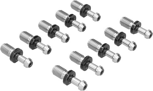10Pcs Pull Stud Retention Knob, 45° Metal CNC Tool Holder Accessory Set Kit Retention Knob Tool Pull Stud Holder for HAAS in Saudi Arabia