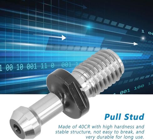 10Pcs Pull Stud Retention Knob, 45° Metal CNC Tool Holder Accessory Set Kit Retention Knob Tool Pull Stud Holder for HAAS in Saudi Arabia