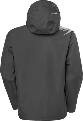 سترة المطر الرجالية Helly Hansen Seven J المقاومة للماء والرياح وقابلة للتنفس، 980 Ebony، XXX-Large in Kuwait