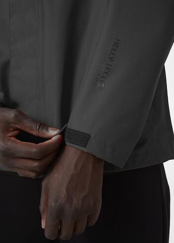 سترة المطر الرجالية Helly Hansen Seven J المقاومة للماء والرياح وقابلة للتنفس، 980 Ebony، XXX-Large in Kuwait