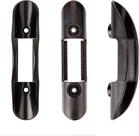 ملحقات مشبك مجداف سافيتا كاياك مشبك بلاستيكي أسود 4 قطع تتضمن 8 براغي و8 صواميل in Kuwait