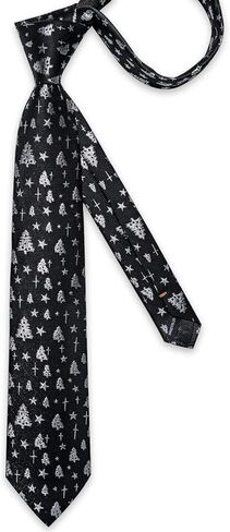 مجموعة ربطات عنق عيد الميلاد للرجال من DiBanGu، ربطة عنق سانتا، أزرار أكمام حريرية للمهرجانات، مجموعة حفلات in Kuwait