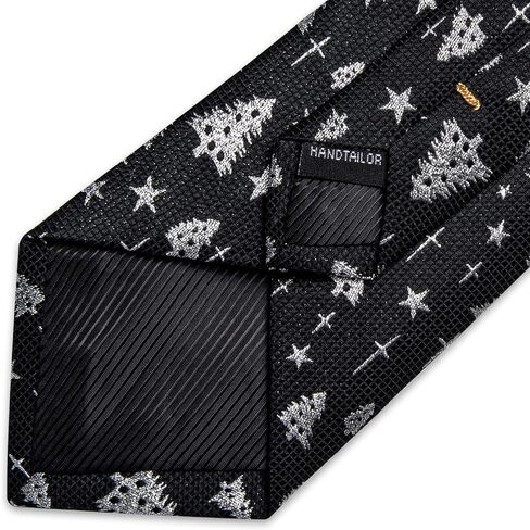 مجموعة ربطات عنق عيد الميلاد للرجال من DiBanGu، ربطة عنق سانتا، أزرار أكمام حريرية للمهرجانات، مجموعة حفلات in Kuwait