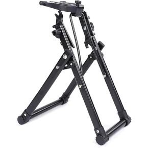 Cycling Wheel Truing Stand, Professional Aluminum Alloy Mountain Bike Race Bike Wheel Truing Stand, Universal 16-29Inch Folding Bike Maintenance Stand for Wheel Repair