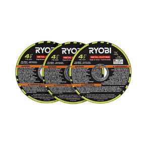 RYOBI 3 PC. 4-1/2" Metal Cutting Wheel Set 3 Pack Grinding