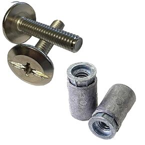48pc Hurricane Sidewalk Bolt and Anchor Kit 1/4-20 x 1-1/4 inch Stainless Steel Bolts