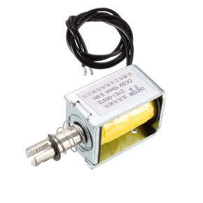 uxcell DC Push Pull Type Solenoid Electromagnet, DC9V 0.8N 10mm, Open Frame Type, Linear Motion