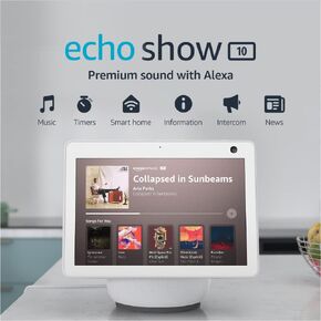 Amazon Echo Show 10 (3rd Gen) | HD smart display with premium sound, motion and Alexa | Charcoal