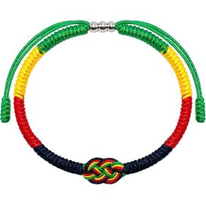 LAMIBEE Infinity Country Pride, Country Flag Code Bracelet, Protection and Lucky Sufer String Bracelet, Tibetan Wrist Wrap Bracelet, Boho Style Rope Bracelet for Women, Men, String Thread Bracelets