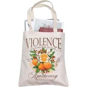 BLUPARK Fourth Wing Inspired Gift Dragon Rider Tote Book Lover Gift Basgiath War College Merch Fantasy Riders Quadrant Gift