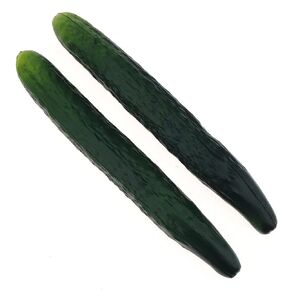 2pcs Soft PU Artificial Cucumber Fake Vegetable Decoration Lifelike Home Kitchen House Table Show