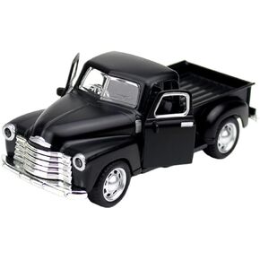 Kisangel Vintage Car Decor Old Pickup Truck Model Alloy Retro Car Model Pickup Die Cast Collectible Vehicle Toy for Home Desk Cabinet Decoraion ( Black ) Red Truck Decor