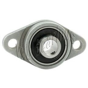 1/4" inch Flanged Miniature Small Pillow Block Mounted Bearings MFL4 Bore 0.250 inch Inner Diameter