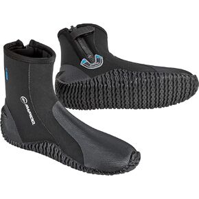 Phantom Aquatics Rapido Boutique Collection Wise 5mm Neoprene Wetsuit Zipper Dive Boot, Great Scuba Diving Snorkeling Surf Boots | Anti-Slip Rubber Sole Booties