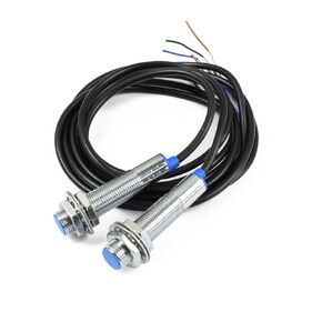 BestParts 2pcs 10mm NJK-5002C Hall Effect Sensor Proximity Switch NPN 3-Wires Normally Open DC5-30V