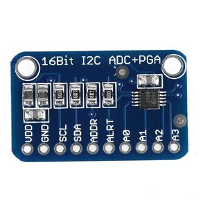 Analog to Digital Module,1pc 16‑Bit I2C ADC Development Board Analog to Digital Converter Module