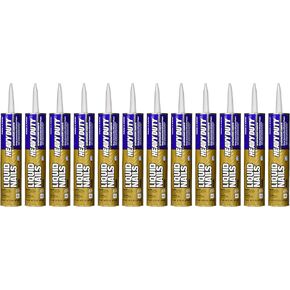 Liquid Nails Liquid Nails Ln-903 12 Pack Heavy Duty Construction Adhesive, Tan, 120 Fl Oz