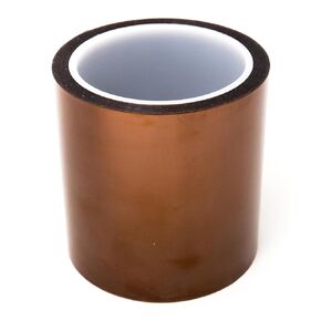 Bertech - PPT-4 High Temperature Tape, 1 Mil Thick, 4 Inch Wide x 36 Yards Long, Polyimide Film with Silicone Adhesive, 500°F Resistance, High Temp Resistant Polyimide Tape for Masking, Soldering and PCB