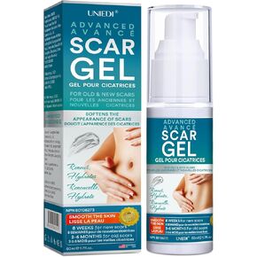Scar Gel, Scar Cream, Advanced Scar Gel for Surgical Scars, Scar Cream for Surgical Scars, C-Section, Tummy Tuck, and Keloid 50g