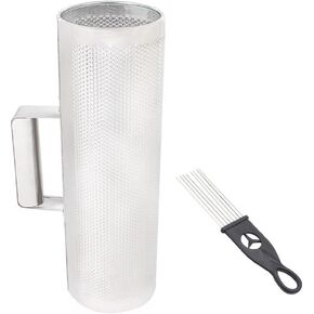 Tbest Guiro Instrument,Stainless Steel Metal Guiro Musical Percussion Instrument Training Tool with Scraper Guiro Dominicana Instrument Merengue