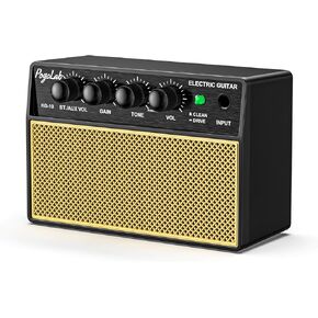 Mini Guitar Amp 10W, Rechargeable Guitar Amp for Electric Guitar, Bluetooth Guitar Amp with Clean Overdrive Tone for Practice