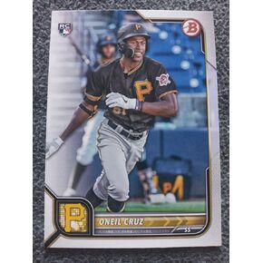 2022 Bowman Oneil Cruz #51 Rookie RC Pittsburgh, BLUE