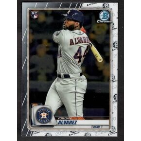 2020 Yordan Alvarez Topps Bowman Chrome Baseball Rookie RC Houston #25, BLUE
