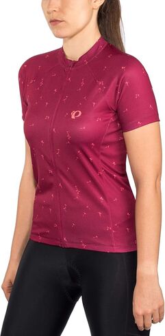 PEARL IZUMI W Select Escape قميص برسومات قصيرة الأكمام، بنجر أحمر ويش، متوسط in Saudi Arabia