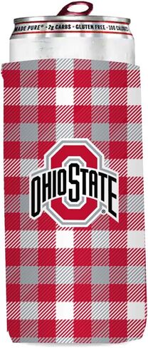 Logo Brands Officially Licensed NCAA Unisex Slim Can Coozie, One Size, Team Color in Saudi Arabia