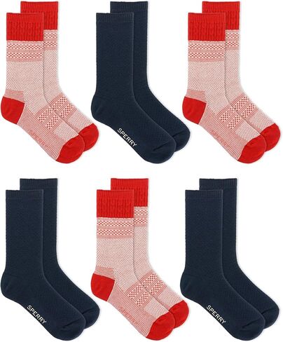 Sperry Women's Cozy Comfort Crew 2 Pair Pack-Wool Blend Duck Boot Socks in Saudi Arabia