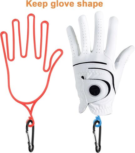 Cosmos 2 Pcs Golf Gloves Stretcher Support Frame Golf Gloves Holder Hanger Keeper Rack Golf Gloves Dryer Shaper Tool Accessories for Men Women Golfer Gloves Maintenance in Saudi Arabia