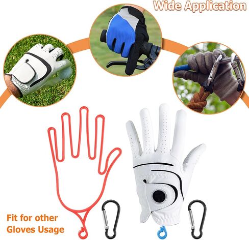 Cosmos 2 Pcs Golf Gloves Stretcher Support Frame Golf Gloves Holder Hanger Keeper Rack Golf Gloves Dryer Shaper Tool Accessories for Men Women Golfer Gloves Maintenance in Saudi Arabia