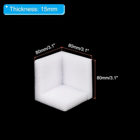PATIKIL Foam Corner Protector 2.2x2.2x2.2 Inch Polyethylene Edges Guard for Moving Packing Pack of 30 in Saudi Arabia