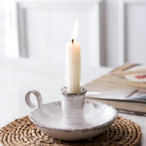 Candle Holder Ceramic Candlestick Holder, Candlelight Stand for Spell Candles, Taper Candles, and Incense, Halloween Christmas Dining Room Home Decoration Display in Saudi Arabia
