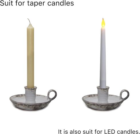Candle Holder Ceramic Candlestick Holder, Candlelight Stand for Spell Candles, Taper Candles, and Incense, Halloween Christmas Dining Room Home Decoration Display in Saudi Arabia