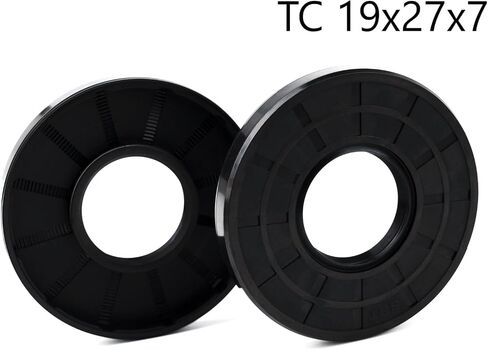 XIKE 2PCS Oil Seal, Lip Seals TC 20mm x 27mm x 5mm Nitrile Rubber Cover Double Lip with Spring,Oil Shaft Seal Fit for Bearing Shaft in Saudi Arabia