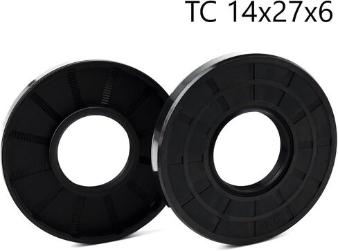 XIKE 2PCS Oil Seal, Lip Seals TC 20mm x 27mm x 5mm Nitrile Rubber Cover Double Lip with Spring,Oil Shaft Seal Fit for Bearing Shaft in Saudi Arabia