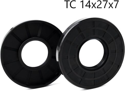XIKE 2PCS Oil Seal, Lip Seals TC 20mm x 27mm x 5mm Nitrile Rubber Cover Double Lip with Spring,Oil Shaft Seal Fit for Bearing Shaft in Saudi Arabia