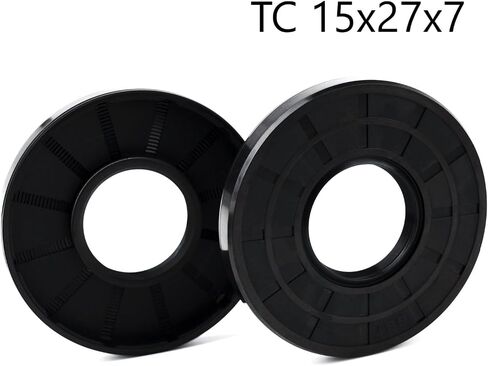XIKE 2PCS Oil Seal, Lip Seals TC 20mm x 27mm x 5mm Nitrile Rubber Cover Double Lip with Spring,Oil Shaft Seal Fit for Bearing Shaft in Saudi Arabia