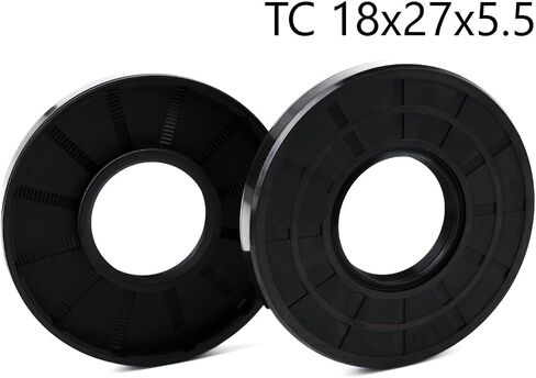 XIKE 2PCS Oil Seal, Lip Seals TC 20mm x 27mm x 5mm Nitrile Rubber Cover Double Lip with Spring,Oil Shaft Seal Fit for Bearing Shaft in Saudi Arabia