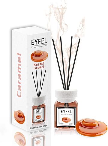 EYFEL Reed Diffusers for Home – African Mango Reed Diffuser Set 4.05 fl oz Oil Diffuser Sticks, Bathroom Diffuser, Home Fragrances, Scented Sticks, Home Decor in Kuwait