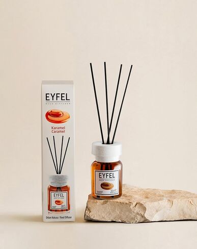 EYFEL Reed Diffusers for Home – African Mango Reed Diffuser Set 4.05 fl oz Oil Diffuser Sticks, Bathroom Diffuser, Home Fragrances, Scented Sticks, Home Decor in Kuwait