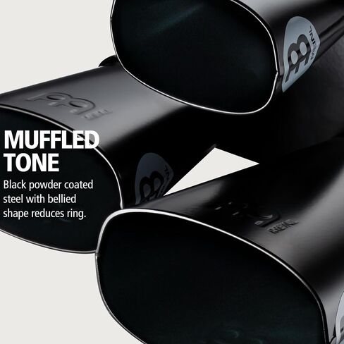 Meinl Percussion SLTRI-BK Black Powder Coated Steel Triple Bell in Saudi Arabia