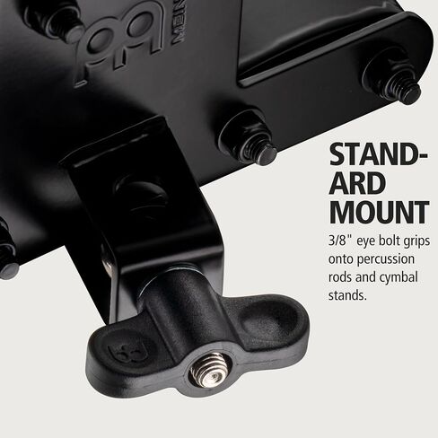 Meinl Percussion SLTRI-BK Black Powder Coated Steel Triple Bell in Saudi Arabia