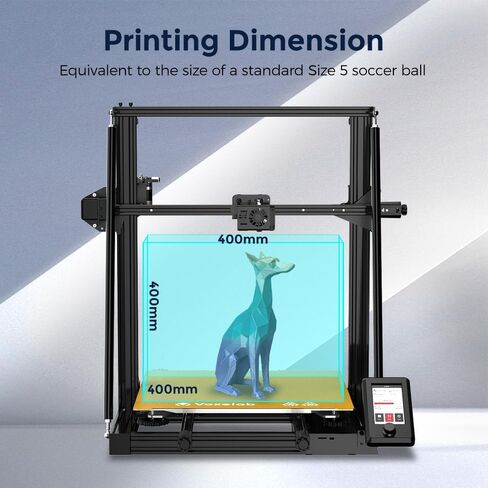 Voxelab ترقية Aquila X3 Max، طابعة FDM ثلاثية الأبعاد، تسوية تلقائية ذات 25 نقطة ومنصة فولاذية مغناطيسية قابلة للإزالة، سرعة تصل إلى 200 مم/ ثانية، حجم طباعة 400 × 400 × 400 مم in Saudi Arabia