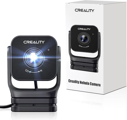 كاميرا Nebula الرسمية من Creality، رؤية ليلية، مراقبة عن بعد على مدار 24 ساعة، اتصال WiFi، إنشاء فيديو بفاصل زمني تلقائيًا، لوحة سونيك متوافقة/Nebula Pad/Ender-3 V3 KE/CR-10 SE/Halot Mage Pro in Saudi Arabia