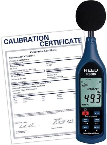 REED Instruments R8080 Data Logging Sound Level Meter with Bargraph in Saudi Arabia