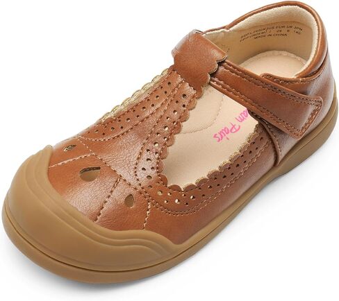 DREAM PAIRS Toddler Little Girls Mary Jane School Uniform Dress Shoes T-Strap Ballet Flats in Saudi Arabia